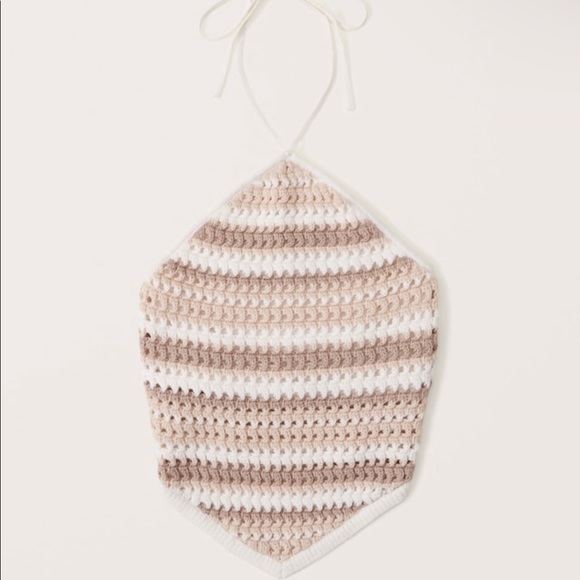 A&F Crochet Bandana Hem Tank - Picture 1 of 5